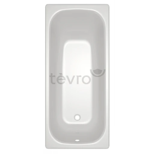 Ванна стальная TEVRO TONDO 150x75x40 с шумоизоляцией и опорной подставкой + ножки ОР-91200 Т-52302