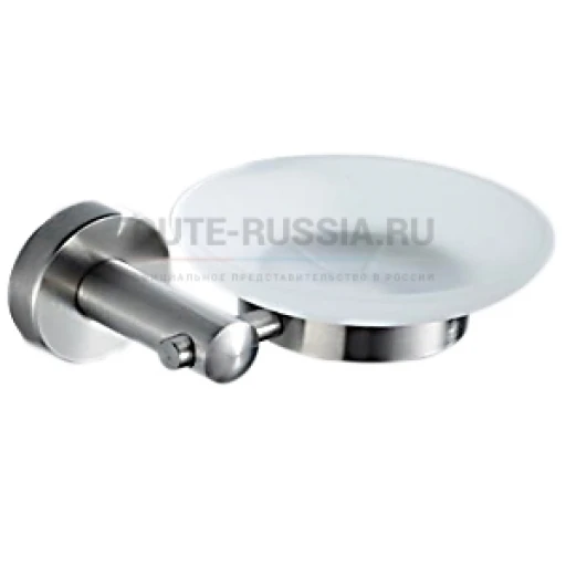 Мыльница стекляная TG4003  OUTE НЕРЖ.