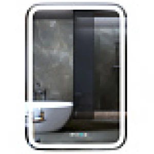 Зеркало MIXLINE "Мальта-3" 550*800 (ШВ) сенсорный выключатель, часы внешней настройки + подогрев