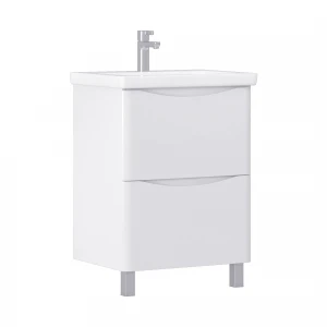 Тумба напольная VIGO Glem 600-0-2(корпус 265 Glem+фасад Glem 265+ум. COMO60 белый)
