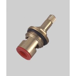 Кран-букса 1/2" керамика 24 шлица 2 резьбы 90 градусов, юбка 24