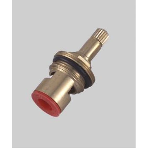 Кран-букса 1/2" керамика 24 шлица 2 резьбы 90 градусов, юбка 24