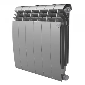 Радиатор биметалл ROYAL THERMO BiLiner 500/Silver Satin  6 секц (серые)