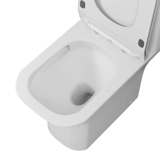 Унитаз напольный безободковый GROSSMAN GR-4464SQ Classic (640*350*800)  ,ТОРНАДО 2 места