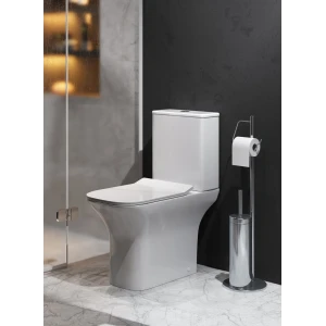 Унитаз напольный безободковый GROSSMAN GR-4464SQ Classic (640*350*800)  ,ТОРНАДО 2 места