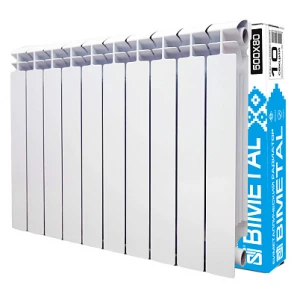 Радиатор биметаллический BM STI Bimetal 500/80 (S500B10) 10 секций (БЕЛАРУСЬ)