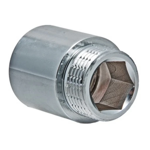 Удлинитель 1/2" вн. х20 мм (ХРОМ) VALTEC
