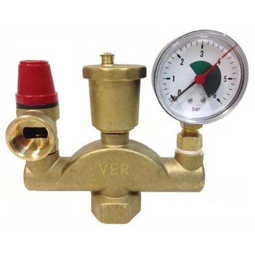 Группа безопасности для котла латунь 1" 3 бар AQ1063