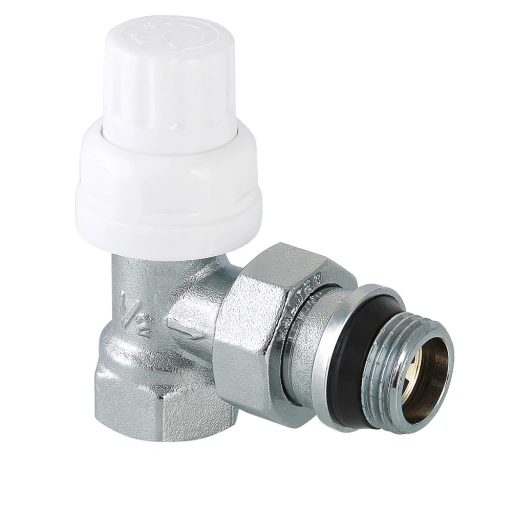 Клапан радиаторный VALTEC, угловой с дополнительным уплотнением, 1/2"