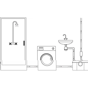 Туалетный насос-измельчитель STP-100 LUX JEMIX