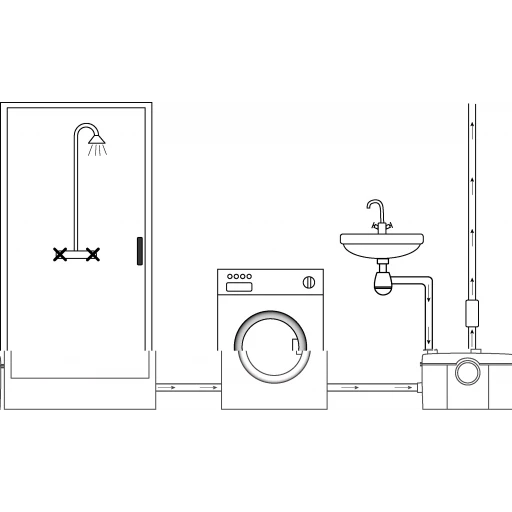 Туалетный насос-измельчитель STP-100 LUX JEMIX