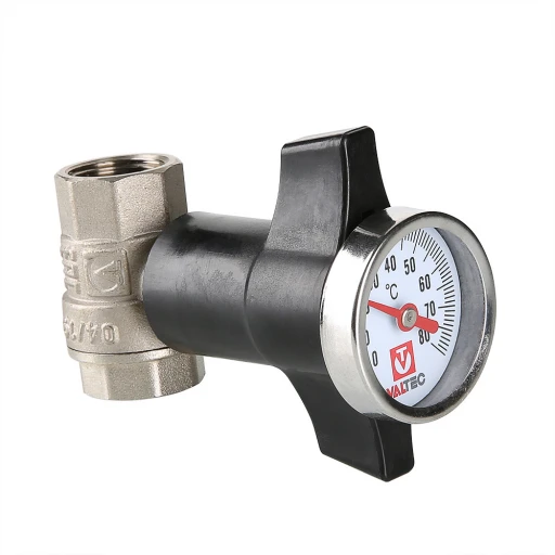 Кран шаровой c термометром, 3/4" VALTEC