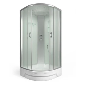 Душевая кабина MIRWELL МR350926-C3-RUS (900*900*2260) средний поддон, матовая