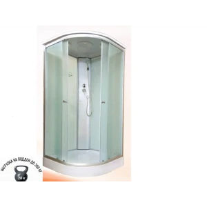 Душевая кабина ДАНА-281 W (белая) 90*90*215 низкий поддон,аналог Эрлит, (3 места)