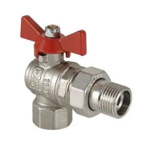 Кран шар. VALTEC 1"  Американка угловой