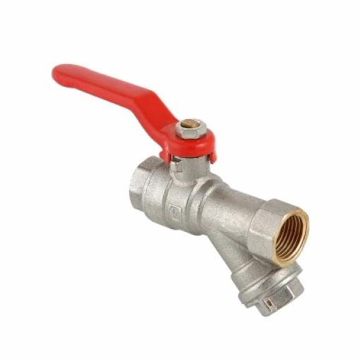 Кран шар. VALTEC 3/4" р/г/г с фильтром