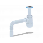 Сифон бутыл.  Грот 1 1/2" 40 АНИ ПЛАСТ (30 шт.) A0505