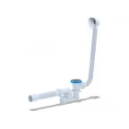 Сифон  1 1/2"  д/ван. с вып.и пер. Click-Clack 40/50 плоский АНИ ПЛАСТ (30 шт.) EС255