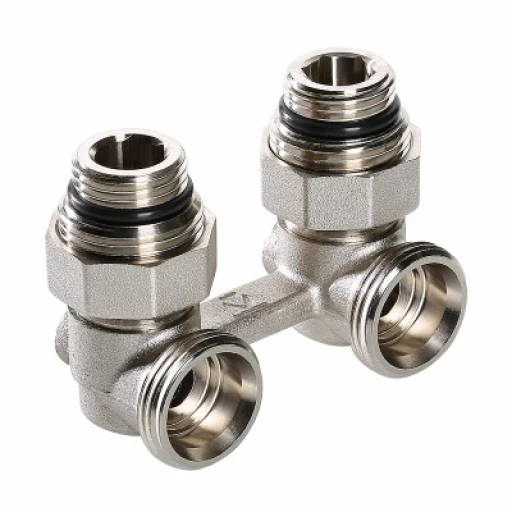 Узел нижнего подключения радиатора угловой 3/4"х1/2" VALTEC