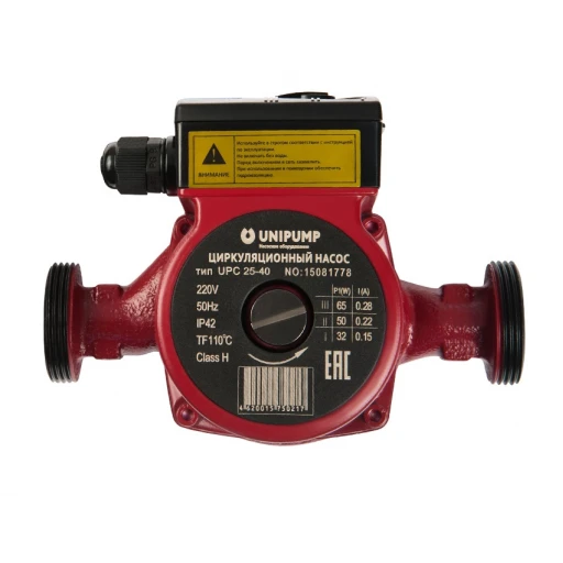 Насос  циркул. UNIPUMP UPC 25-40 180 (гайки)