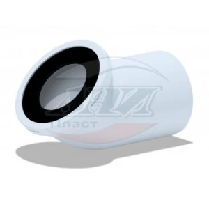 Отвод  для унитаза /фановая труба/ 45' АНИ ПЛАСТ (30 шт.) W4220