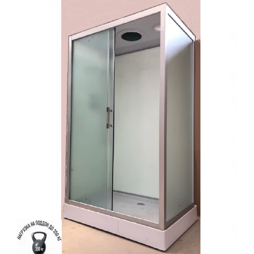 Душевая кабина ДАНА-1660 W (белая) 120*80*212 низкий поддон прямоугольная (4 места)