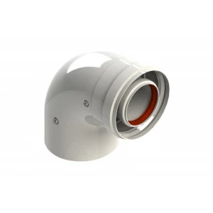 Колено 90° промежуточное （Φ60/100mm) универсальное с раструбом