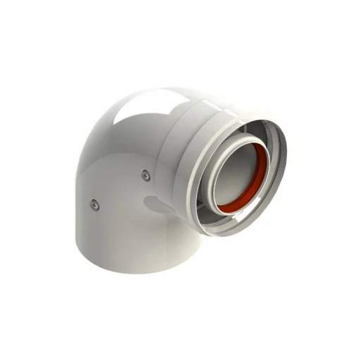 Колено 90° промежуточное （Φ60/100mm) универсальное с раструбом