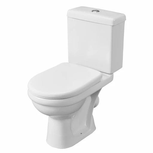 Унитаз - компакт "Визит", косой выпуск, 1-режим, антивсплеск (Воротынск)