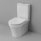 Унитаз напольный безободковый GROSSMAN GR-4485SQ  (650*365*825)  с тонкой крышкой, 2 места