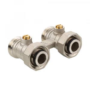 Узел нижнего подключения радиатора прямой 3/4"х3/4" VALTEC