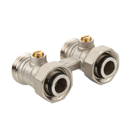 Узел нижнего подключения радиатора прямой 3/4"х3/4" VALTEC