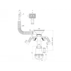 Сифон бутыл.  3 1/2'' 40 с 2 отв.стир.  АНИ ПЛАСТ (10 шт.) A0146S
