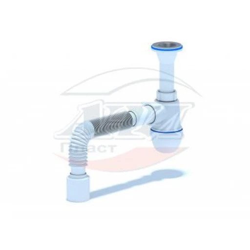 Сифон бутыл.  1 1/4" с гибк.тр. 40х50 АНИ ПЛАСТ (30 шт.) C2010