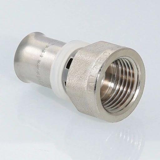 Соединитель пресс с переходом на вн.р. 16 х 1/2" VALTEC